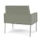 Lesro Mystic Lounge Reception Bariatric Chair, Silver, OH Eucalyptus Upholstery ML1401 - alternate 2